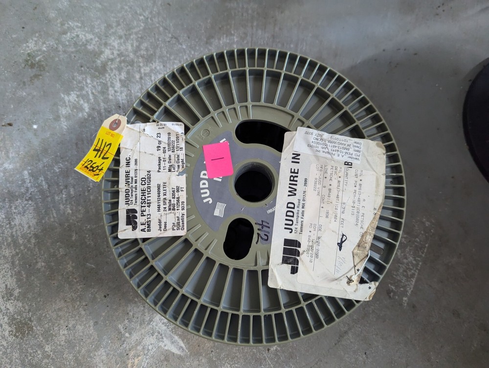 SEA Wire and Cable BMS13-48T11C01G024 24/1 Silver Plated Alloy ETFE 1200 ft