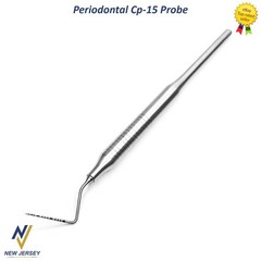 Periodontal CP-15 Probe Color Coded Marking Probe Dental Perio Pocket Depth Prob