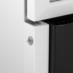 Yeego Commercial Upright Refrigerator Merchandiser Beverage Display Cooler White