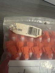 Z No-Snag-Tag Ear Tags Cow Size Orange 51-75 NOS