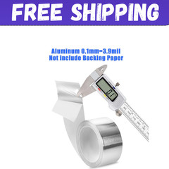 Aluminum Foil Tape 2″ x 65ft | 3.9 Mil High-Temp HVAC Tape for Ductwork & Vents