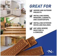 LOOK! Nelson Composite Shim 1-1/2″ x 8″ E5627005 (2) Packs of 12 PCS.