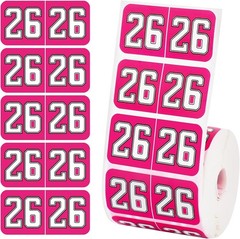 500Pcs 2026 Year Stickers, 3/4X1-1/2Inch File Folder Labels 26 Year