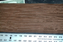 Wenge Raw Wood Veneer Sheet 7 x 31 inches 1/42nd thick 4684-63
