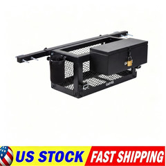 Tractor Tool Box 24”x10”x10” Rear Mount Basket Toolbox for Most Tractors
