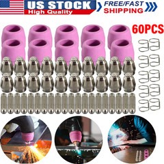 120pcs Plasma Cutter Torch Consumables Kit 60Amp for SG-55, AG-60, WSD-60 CUT50