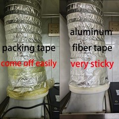 2in x 66ft Reinforced Aluminum Fiberglass Tape High Temperature Resistant Muf…