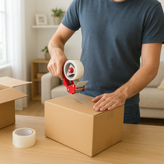 2 Mils Packing Shipping Tape 1.88“ x 110 Yards Carton Sealing Clear Packing Tape
