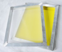 4 Color 1Station Screen Printing Kit Press Printer ink Squeegee Screens DIY Tool