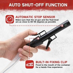 2026 Battery Operated Gas Pump 3.2 GPM Auto-Stop Fuel Transfer Kit