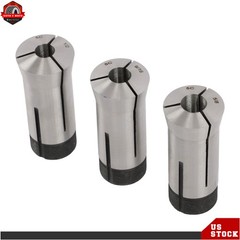 5 Pcs Collet Block Set & 1/8 – 1″ Precision 15 Piece 5C Fractional Collet Set