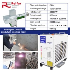 Handheld 1500W Fiber Laser Cleaning Machine Laser Remove Rust/Oil/Paint Cleaner