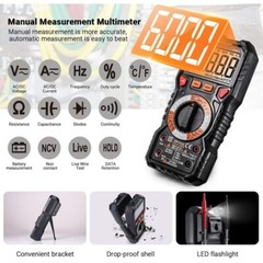 TACKLIFE DM01M Digital Multimeter,TRMS 6000 Counts Multimeter w/ Backlights LCD