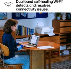 HP DeskJet 4327 Wireless All-in-One Color Inkjet Printer, Scanner, Copier, 6 Mon
