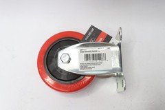 Everbilt Polyurethane and Steel Rigid Plate Caster with 250 lbs. Load Rating