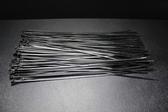 1000 PK 18 IN ZIP TIES NYLON BLACK 50 LBS UV WEATHER RESISTANT WIRE CABLE BCT18