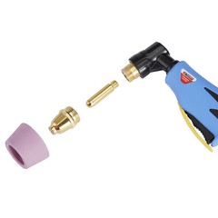 CUT50-G50, 50-Pcs Plasma Cutter Consumables, 20 Nozzles, 20 Electrodes, 10 Cups