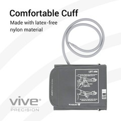 Vive Precision Blood Pressure Cuff Replacement – Compatible with Omron Small