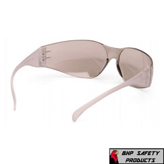 PYRAMEX INTRUDER SAFETY GLASSES I/O MIRROR LENS INDOOR/OUTDOOR S4180S (12 PAIR)