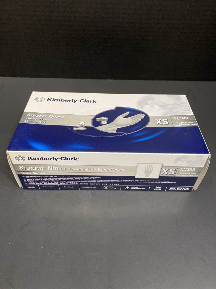 Kimberly-Clark Nitrile Gloves Extra Small 10 Boxes with 200 Gloves Each