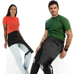 Tattoo Apron – Vegan Leather, Wipeable – Quick-Release Straps – Tattoo Artist