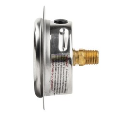 2.5″ Liquid Filled Pressure Gauge 0-100 PSI 1/4″ NPT CBM Panel Flush Mount