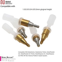 Locator/Healing Cap Abutment Transfer lab Analog for NobelBiocare NP/RP Hex Plat