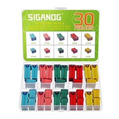 Jcase Fuse Assortment 20A 30A 40A 50A 60A High/STD and Low Profile Box Shaped…