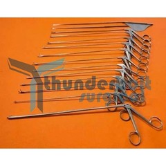 Karl Storz Pilling Laryngeal Instrument Set 14 Pcs w Sterilization Case ENT