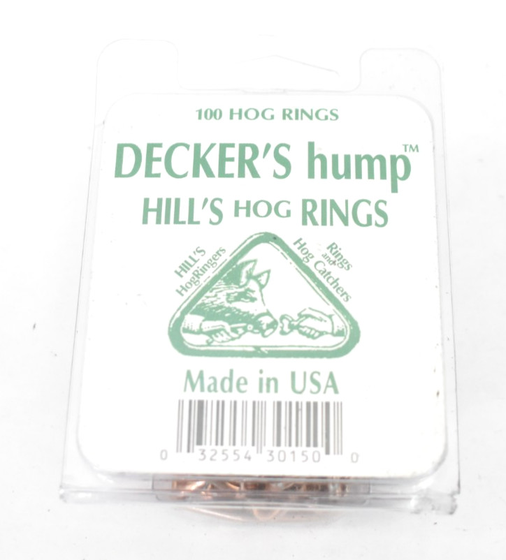 Decker’s Hump Hill’s Hog Rings 100 Pack Catchers Set No 3 Replacement Set