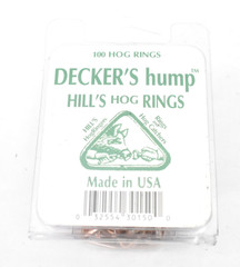 Decker’s Hump Hill’s Hog Rings 100 Pack Catchers Set No 3 Replacement Set