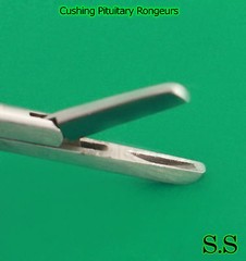 3 Pcs Cushing Pituitary Rongeurs 8″ 2x10mm Cup ,Up.Str,Down ENT Surgical