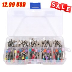 200pcs Dental Teeth Prophy Polishing Brushes Latch Type Mixed 2.35mm 10 Mixed