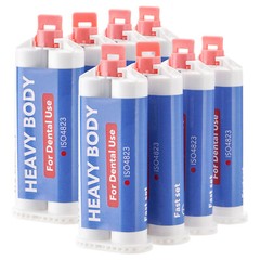 24Pcs Dental Heavy Body Fast Rapid Set Dental Impression Material 50mL VPS PVS