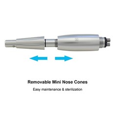 Dental Prophy Hygiene Handpiece Air Motor 3 Nose Cone 4 Holes 360 Degree Swivel
