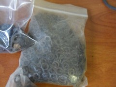 3.10 Lbs Lot Spring Washers & Split Lock Washers ( 4000+- Pieces ) As Pictured