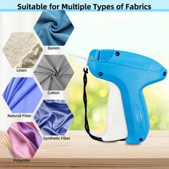 Fine Stitch Gun Mini Kit for Clothes, Quick Clothing Fixer s, Blue