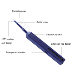 LC Fiber Cleaner Pen – 5 Pack – 1.25Mm LC Fiber Optic Cleaning Pen with Dual Act
