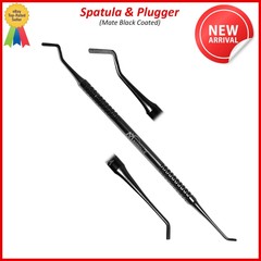 New Dental Spatula & Plugger Composite Filling Instruments Mate Black Coated