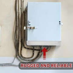 Blulu Wall Mounted Tankless Water Heater Drain Pan – 20 x 13 x 2.5 – Galvanized