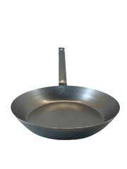 Vollrath 12 1/2 inch French Style Fry Pan Carbon Steel 58930 Single Pan