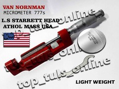 L.S STARRETT HEAD USA VAN NORMAN BORING BAR MICROMETER 777S 2.600 – 5.300 RANGE
