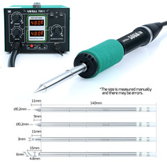 YIHUA 706-II T12 Digital Soldering Station Blower Hot Air Desoldering Rework Kit