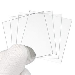50x50mm Glass Streak Plate, 4pcs Lab Glass Slides Microscope Glass Slides
