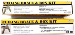 LOT SET 2 NEW IN BOXES HUBBELL RACO HEAVY DUTY CEILING FAN BRACE BOX KIT NO. 936