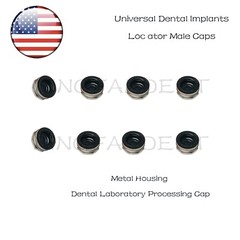 US Dental Overdenture Abutment Retention Cap Locator male processing Inserts Set