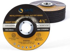 25 Pack 4-1/2″ Cut Off Wheels Depressed Center Angle Grinder Metal Cutting Disc