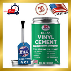 HH-66 Toluene Free Vinyl Cement 4 Oz – Vinyl Adhesive, Cement Glue, Industrial C
