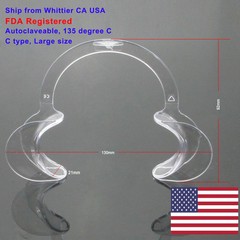 20pc EZGO S/M/L Dental Mouth Opener Lip Cheek Retractor C-Shape Adult Kid Game