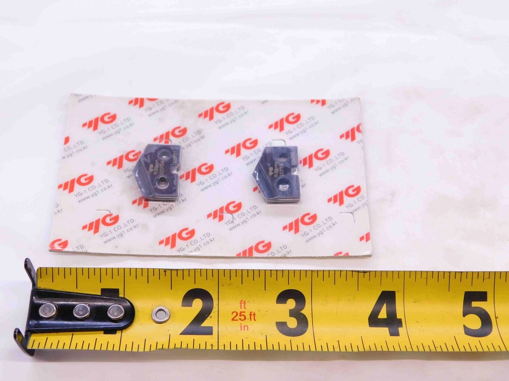 2pcs NEW YG SERIES #1 19.00mm O.D. S03106 TiAIN COATED HSS SPADE DRILL INSERTS
